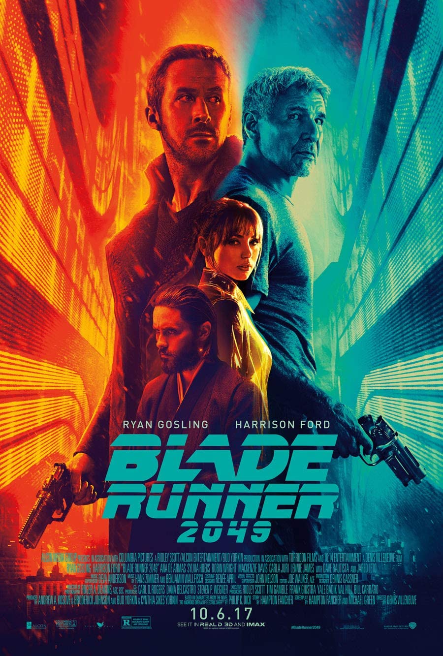 Blade Runner 2043 poster from successful Lost Boys School of VFX alumni film credits for Visual Effects.