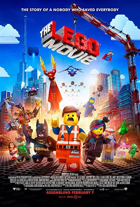 Lego Movie poster from successful Lost Boys School of VFX alumni film credits for Visual Effects.