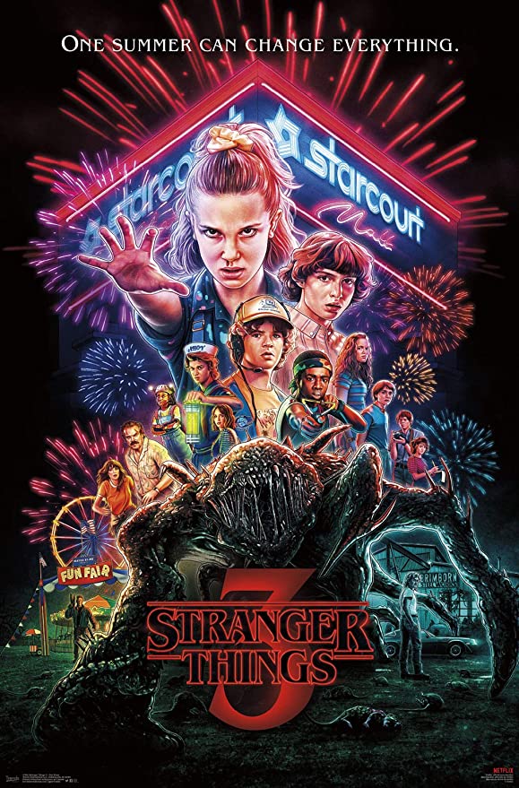 Stranger Things poster from successful Lost Boys School of VFX alumni television credits for Visual Effects.