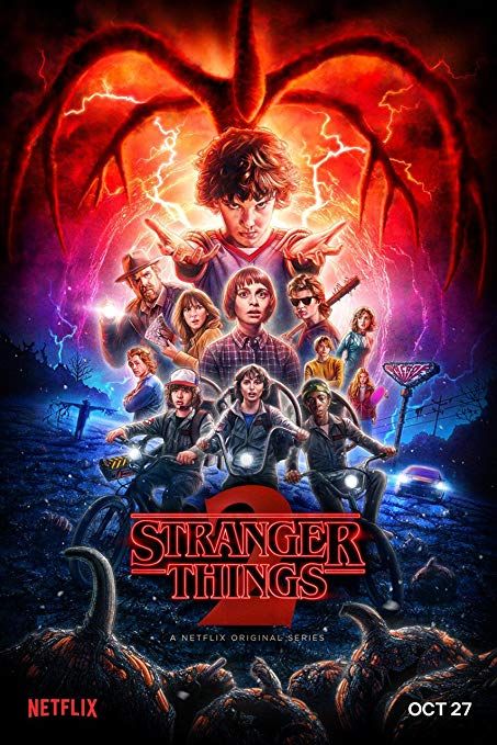 Stranger Things poster from successful Lost Boys School of VFX alumni television credits for Visual Effects.