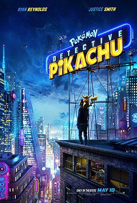 Detective Pikachu poster from successful Lost Boys School of VFX alumni film credits for Visual Effects.