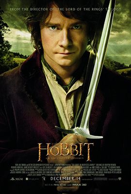 The Hobbit poster from successful Lost Boys School of VFX alumni credits for Visual Effects.