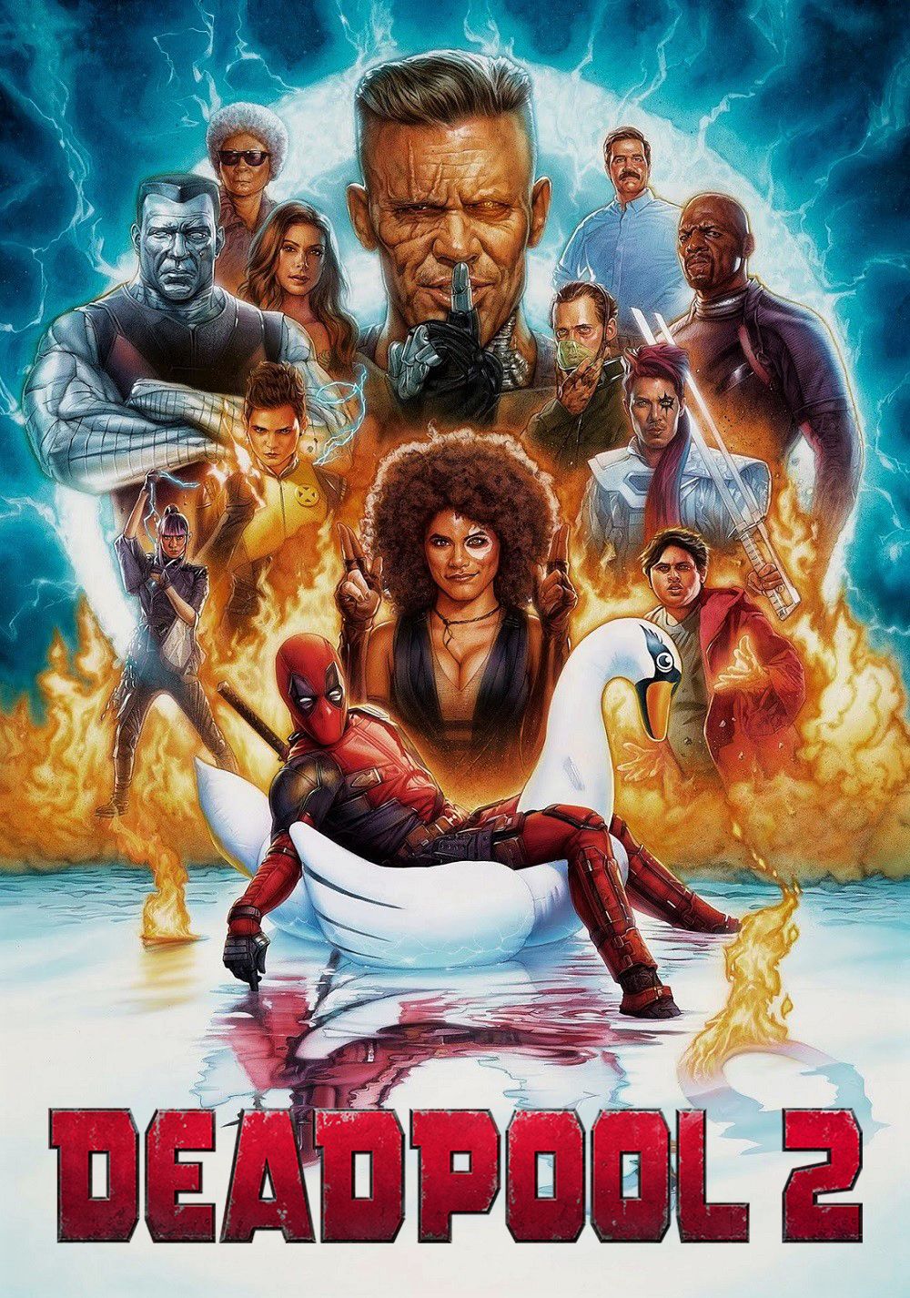 Deadpool poster from successful Lost Boys School of VFX alumni film credits for Visual Effects.